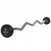 Штанга фіксована вигнута обрезиненная Zelart Rubber Coated Barbell 5кг, код: TA-2687-5-S52