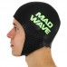 Шолом для тріатлону та плавання на відкритій воді MadWave Neo Cap GDSKN S-M, чорний-зелений, код: M204208_SMBKG