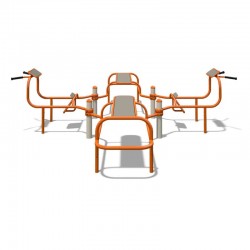 Прес-гіперекстензія InterAtletika 3698x4075x808 мм, код: S836.1-SM