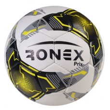 М"яч футбольний Ronex Grippy Prix №5, білий-чорний, код: RX-3G4-WS