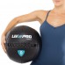 М"яч набивний медичний для кросфіту LiveUp 8кг, чорний, код: LP8103-8