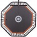 Фитнес батут восьмиугольный FitGo 122см черный-оранжевый, код: FI-2904-122-S52