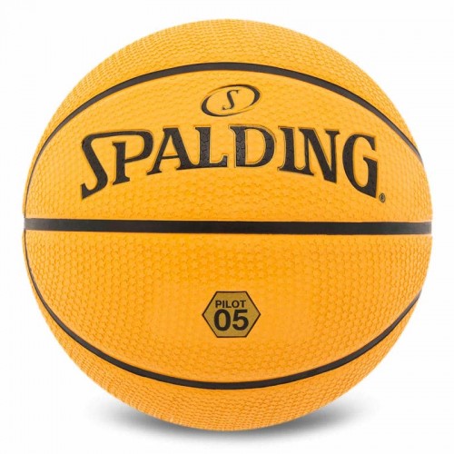 М"яч баскетбольний гумовий Spalding №7, бежевий, код: 85011Y