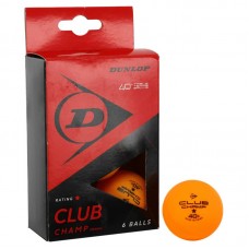 Набір м"ячів для настільного тенісу Dunlop Club Champ 6 штук, помаранчевий, код: 679350N-S52