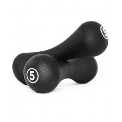 Гантелі неопренові LiveUp Neoprene Dumbbell 2х5 кг, чорний, код: 6951376139150
