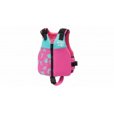 Жилет для плавання дитячий Aqua Speed Safe Splash 15-19 кг, бірюзовий-рожевий, код: 5905718611232