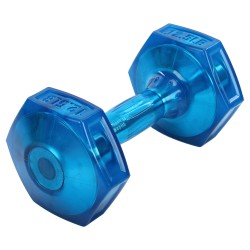 Гантель для фітнесу з TPU покриттям Zelart Jelly Urethane Coated Dumbbells 1х5,7кг, синій, код: TA-2946-12_5LB-S52 Гантель для фітнесу з TPU покриттям Zelart Jelly Urethane Coated Dumbbells 1х5,7кг, синій, код: TA-2946-12_5LB-S52