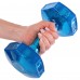 Гантель для фітнесу з TPU покриттям Zelart Jelly Urethane Coated Dumbbells 1х5,7кг, синій, код: TA-2946-12_5LB-S52