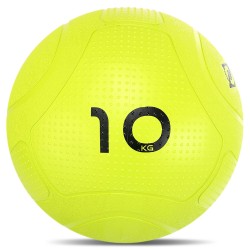 Слембол м"яч набивний для кросфіту та фітнесу Mdbuddy Slam Ball 10кг, салатовий, код: FI-1774-10