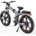 Електровелосипед фетбайк ENGWE X-26 Dual Batteries (1000 Вт; 19,2 А/год+10 А/год; 48 В), колеса 26х4", з ручкою газу, чорний, код: En-X26-black