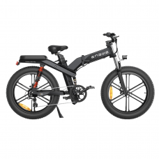 Електровелосипед фетбайк ENGWE X-26 Dual Batteries (1000 Вт; 19,2 А/год+10 А/год; 48 В), колеса 26х4", з ручкою газу, чорний, код: En-X26-black