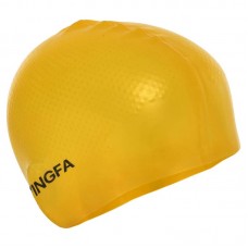 Шапочка для плавання силіконова для дорослих Yingfa жовтий, код: C0068_Y