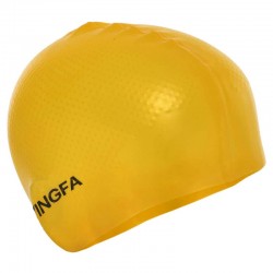 Шапочка для плавання силіконова для дорослих Yingfa жовтий, код: C0068_Y