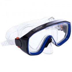 Маска для плавання Zelart чорний-синій, код: M138-PVC_BKBL Маска для плавання Zelart чорний-синій, код: M138-PVC_BKBL