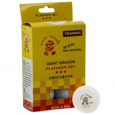 М"ячі для настільного тенісу Giant Dragon 6 шт, білий, код: MT-6560_W М"ячі для настільного тенісу Giant Dragon 6 шт, білий, код: MT-6560_W
