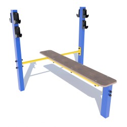 Вулична лавка для жиму Miros "Воркаут", код: W108.2 Вулична лавка для жиму Miros "Воркаут", код: W108.2