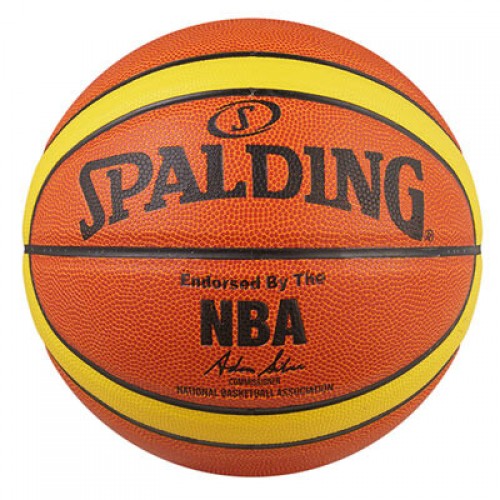 М"яч баскетбольний Spalding №7 PVC NBA помаранчевий зі смугою, код: SP7PVC/NL-WS М"яч баскетбольний Spalding №7 PVC NBA помаранчевий зі смугою, код: SP7PVC/NL-WS