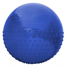 М"яч для фітнесу (фітбол) напівмасажний SportVida Anti-Burst Blue 55 см, код: SV-HK0290