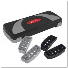 Степ-платформа HMS AS004 780х300х100-150-200 мм, чорний-сірий, код: 5907695508284-IN