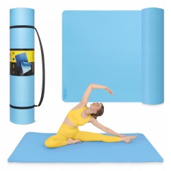Килимок для йоги та фітнесу 4Fizjo TPE Gigant 2000x1250x20 мм, блакитний, код: P-5907739318985