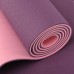 Килимок для йоги та фітнесу Record TPE 1830x610x6 мм, фіолетовий-рожевий, код: FI-7675