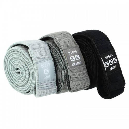 Набір гумок тканинних для вправ стрічки опору Ezous Resistance Strap 3шт, код: K-04-S52 Набір гумок тканинних для вправ стрічки опору Ezous Resistance Strap 3шт, код: K-04-S52
