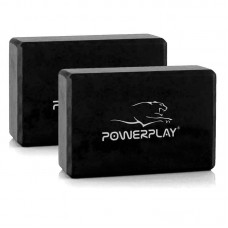 Блок для йоги PowerPlay Yoga Brick EVA чорний, 2шт, код: PP_4006_Black_2in Блок для йоги PowerPlay Yoga Brick EVA чорний, 2шт, код: PP_4006_Black_2in