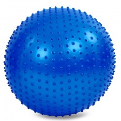 М"яч для фітнесу FitGo синій, код: FI-1986-55_BL