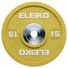 Диск тренувальний Eleiko Sport Training 15 кг, жовтий, код: 3062910-15-IA