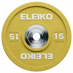 Диск тренувальний Eleiko Sport Training 15 кг, жовтий, код: 3062910-15-IA