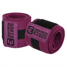 Бинти на лікті для жиму Bundled Elbow Sleeve Ezous 1100х80мм, 2шт, чорний-фіолетовий, код: A-11-E_BKV
