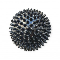 М"яч масажний SNS A-J110 d=10 см напівжорсткий ненадувний, чорний, код: 12952-SNS