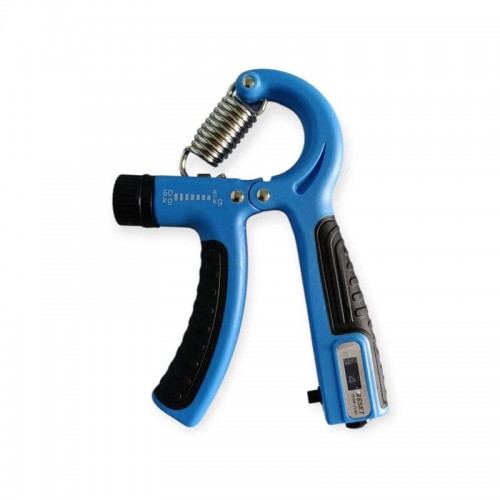 Еспандер кистьовий SNS Ножиці WLQ2-Azure+Black 5-60 кг з лічильником, блакитний-чорний, код: 21988-SNS