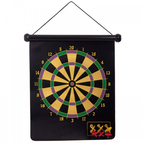 Дартс магнітний PlayGame Magnetic 37х45см двухстороній, код: 2957-TTB Дартс магнітний PlayGame Magnetic 37х45см двухстороній, код: 2957-TTB