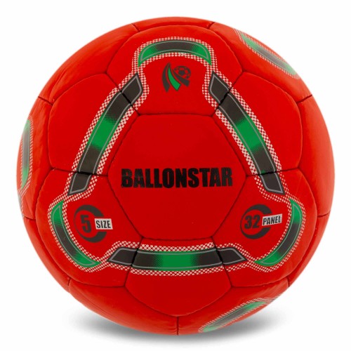 М"яч футбольний Ballonstar №5 PU, червоний, код: FB-5155_R