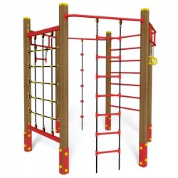 Гімнастичний комплекс InterAtletika 2640х2295х2546 мм, код: S765-SM Гімнастичний комплекс InterAtletika 2640х2295х2546 мм, код: S765-SM