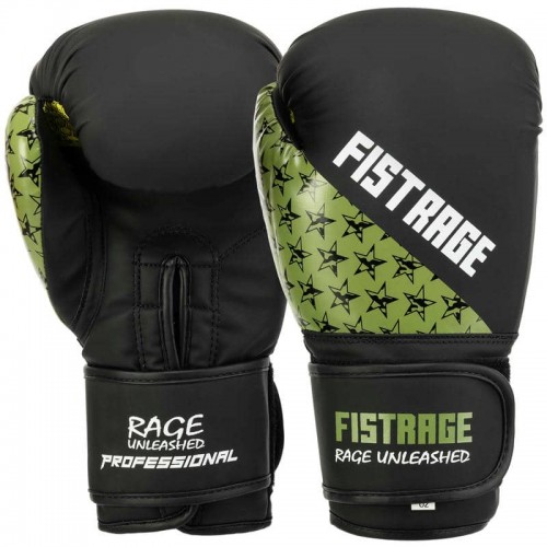 Боксерські рукавиці Fistrage 14 унцій, чорний, код: VL-5556_14BK