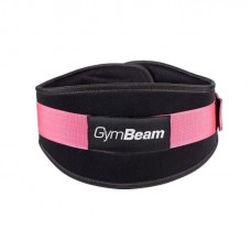 Неопреновий пояс для фітнесу GymBeam Lift L, чорний-рожевий, код: 8586022216688