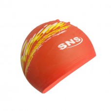 Шапочка для плавання SNS dark red TH-ТК, бордовий, код: 11371-SNS