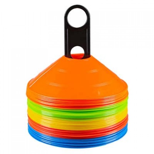 Фішки (конуси) розмічальні PlayGame набір 50шт в чохлі. Код: 8203/50-WS