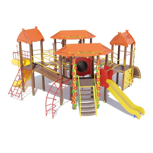 Ігровий комплекс Miros "Мальви" 8030x7780x3630 мм, код: DIO810 Ігровий комплекс Miros "Мальви" 8030x7780x3630 мм, код: DIO810