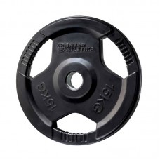 Диск прогумований InterAtletika з ручками 15 кг, код: LCAH040-M Диск прогумований InterAtletika з ручками 15 кг, код: LCAH040-M