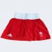 Жіноча форма для занять боксом Adidas Olympic Woman GBR (шорти-спідниця + майка), розмір M, червона, код: 15560-894