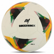 М"яч футбольний Hybrid Soccermax №5 PU, білий, код: FB-4216_W