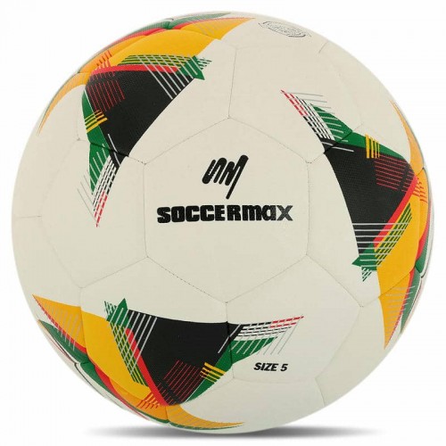 М"яч футбольний Hybrid Soccermax №5 PU, білий, код: FB-4216_W