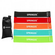 Резинка для фітнесу та спорту Springos Mini Power Band 1-25 кг (5 шт), код: PB0012