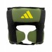 Шолом боксерський Adidas X Anderson Silva 50 L, зелений-чорно-жовтий, код: 15559-1080