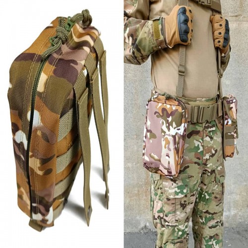 Результат аптечка тактична Tactical Molle Multicam Arid для РПС, розвантаження або жилета, код: 1411-5-EF