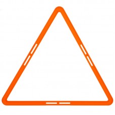 Тренувальна наземна сітка PlayGame Agility Grid трикутна 480х420 мм, помаранчевий, код: C-1414_OR