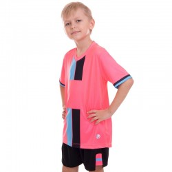 Форма футбольна підліткова PlayGame розмір 26, ріст 130, рожевий-чорний, код: CO-2001B_26PBK-S52